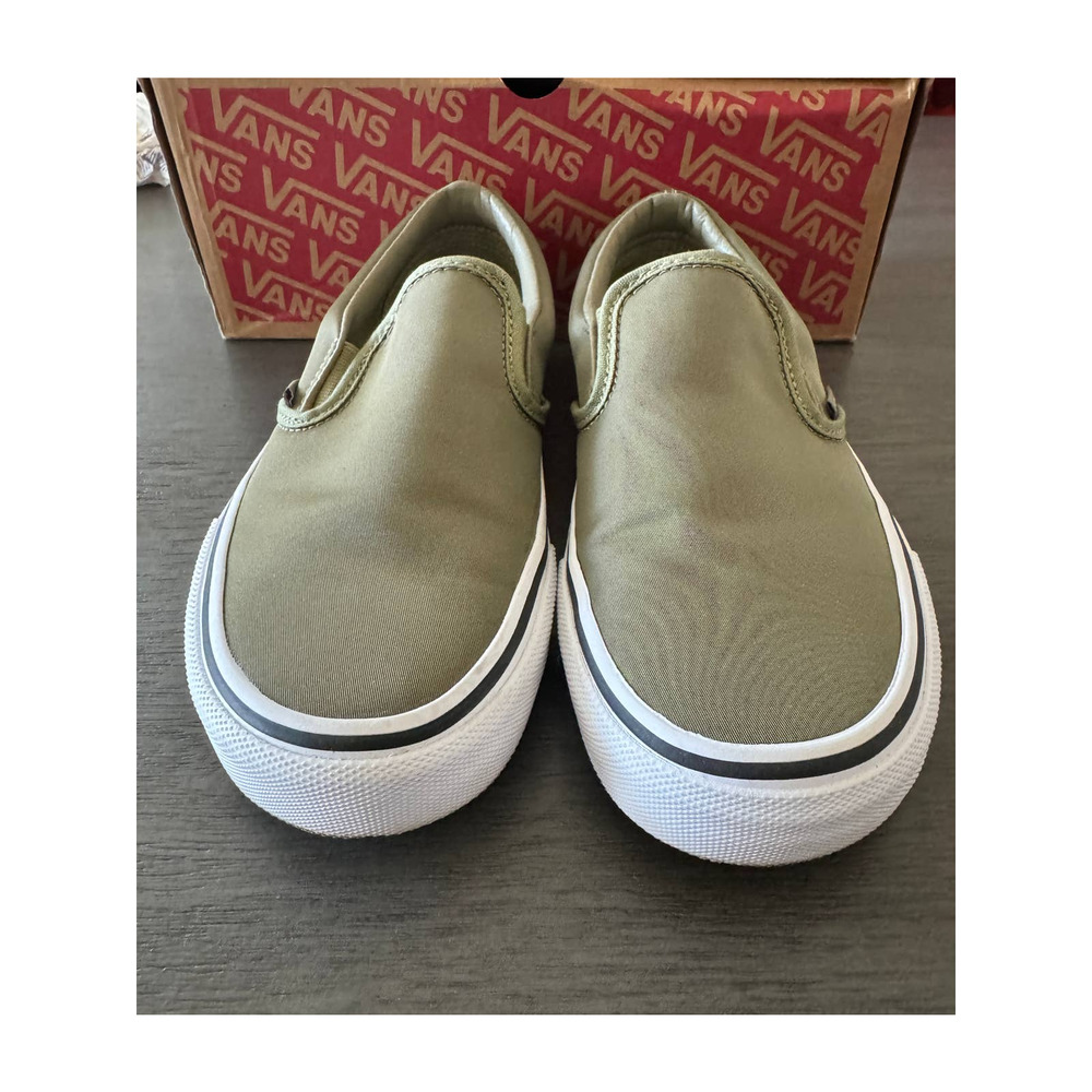 Vans Classic Slip‑On 'Nylon Aloe' Size 6 Men/ 7.5 Women